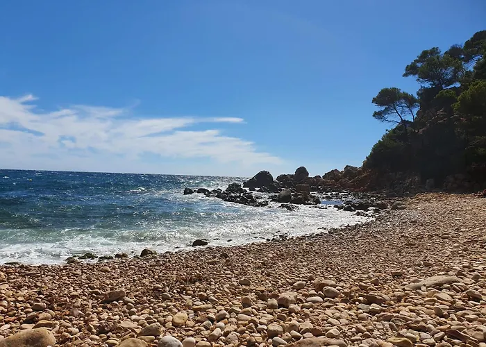 Les Pieds Dans L'eau Dans Front De Avec Piscines, Tennis, Privee Apartamento Bandol